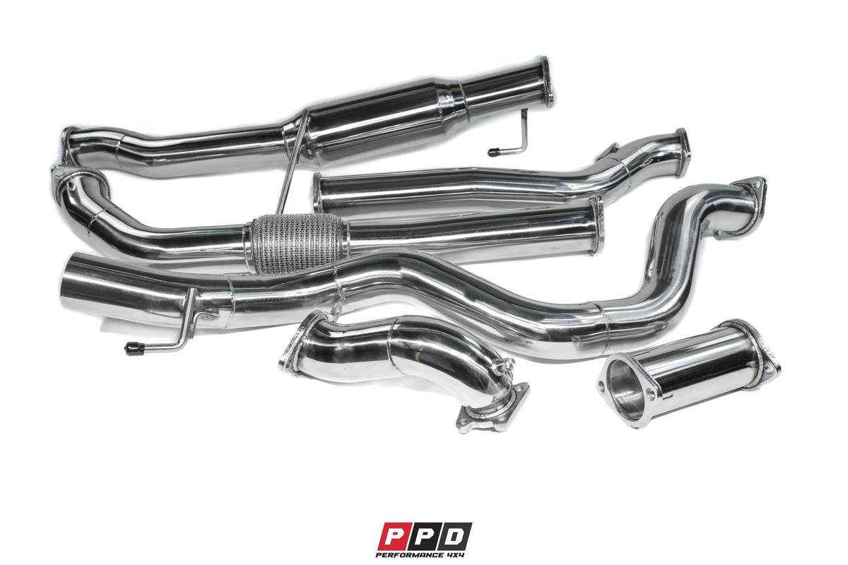 PPD Performance - Holden Colorado (2008 - 07/2010) 3L TD 3' Turbo Back Exhaust System - 4X4OC™ | 4x4 Offroad Centre