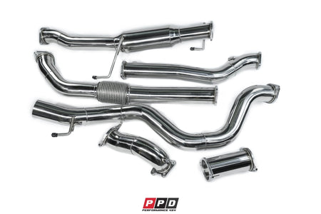 PPD Performance - Holden Colorado (2008 - 07/2010) 3L TD 3' Turbo Back Exhaust System - 4X4OC™ | 4x4 Offroad Centre