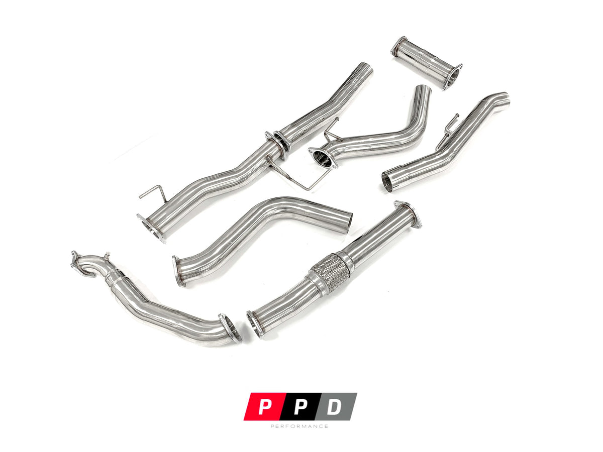 PPD Performance - Holden Colorado (2012) RC 3' Stainless Steel Turbo Back Exhaust - 4X4OC™ | 4x4 Offroad Centre