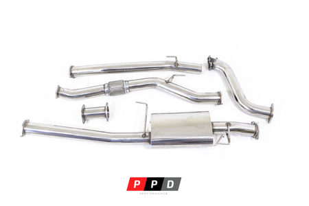 PPD Performance - Holden Rodeo (1998 - 2003) TF 2.8L TDI Stainless Turbo Back Exhaust - 4X4OC™ | 4x4 Offroad Centre