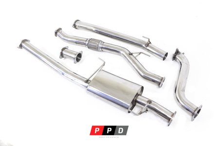 PPD Performance - Holden Rodeo (1998 - 2003) TF 2.8L TDI Stainless Turbo Back Exhaust - 4X4OC™ | 4x4 Offroad Centre