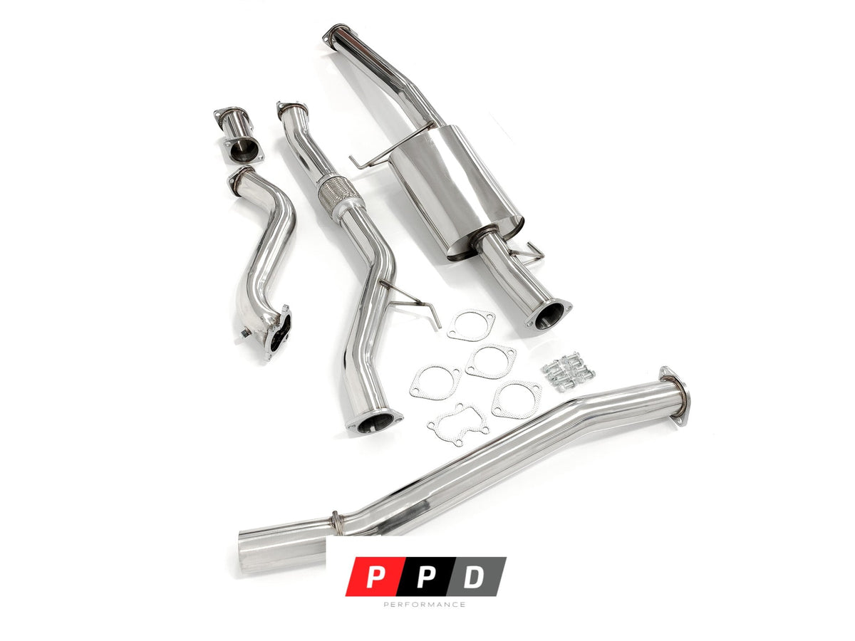 PPD Performance - Holden Rodeo (2003 - 2006) RA 3.0L TDI 4JH1 Stainless Turbo Back Exhaust - 4X4OC™ | 4x4 Offroad Centre