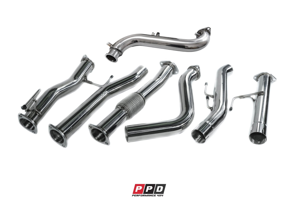 PPD Performance - Isuzu D - MAX (2016 - 2021) 3L Turbo Diesel 3' Stainless Steel Turbo Back (DPF Delete) Exhaust - 4X4OC™ | 4x4 Offroad Centre