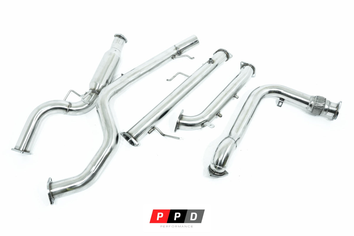 PPD Performance - Mitsubishi Pajero (2006 - 2016) NS NT NW NX 3.2L TD (NON - DPF MODELS) - 3' Stainless Steel Turbo Back Exhaust - 4X4OC™ | 4x4 Offroad Centre