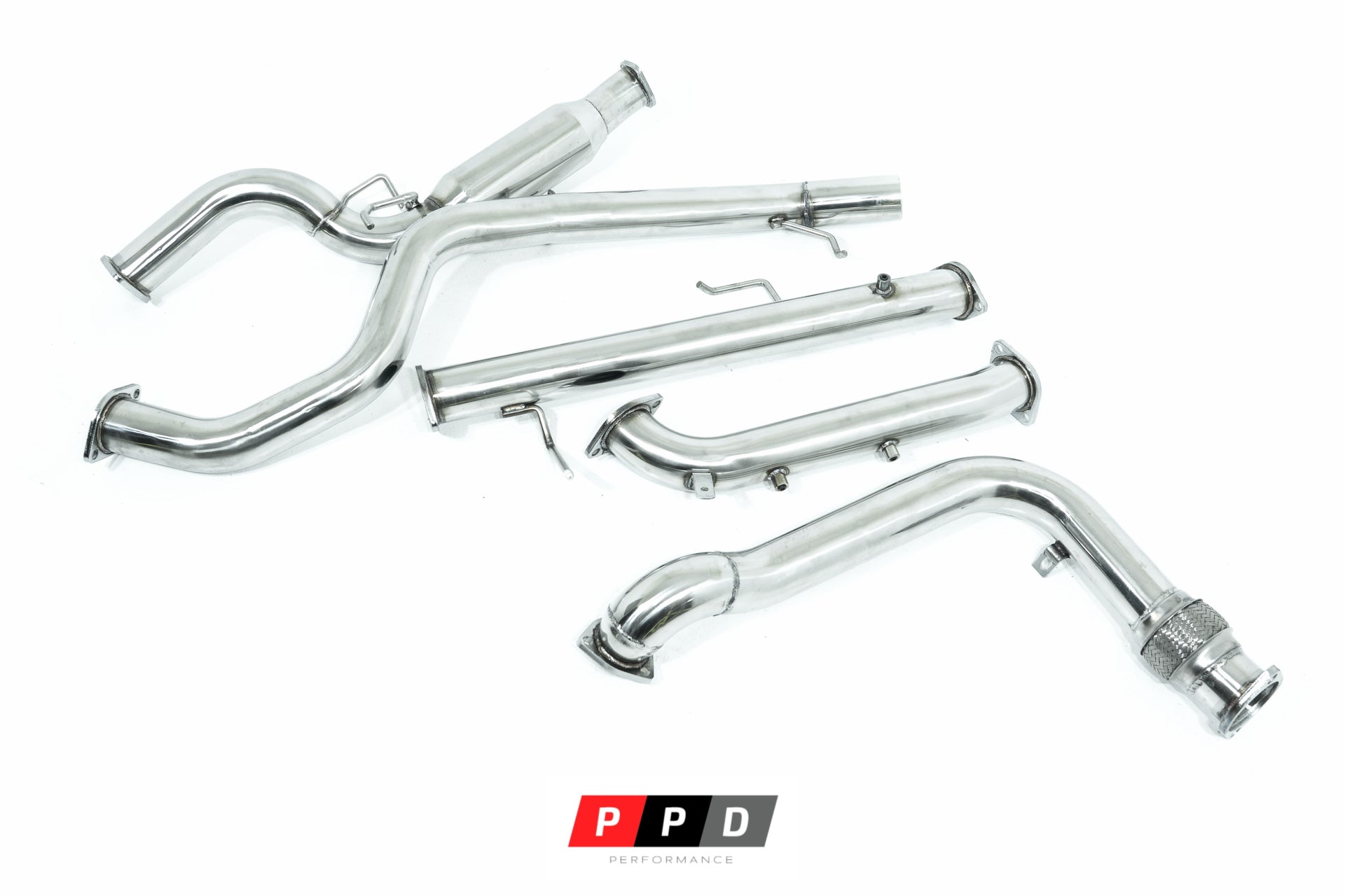 PPD Performance - Mitsubishi Pajero (2006 - 2016) NS NT NW NX 3.2L TD (NON - DPF MODELS) - 3' Stainless Steel Turbo Back Exhaust - 4X4OC™ | 4x4 Offroad Centre