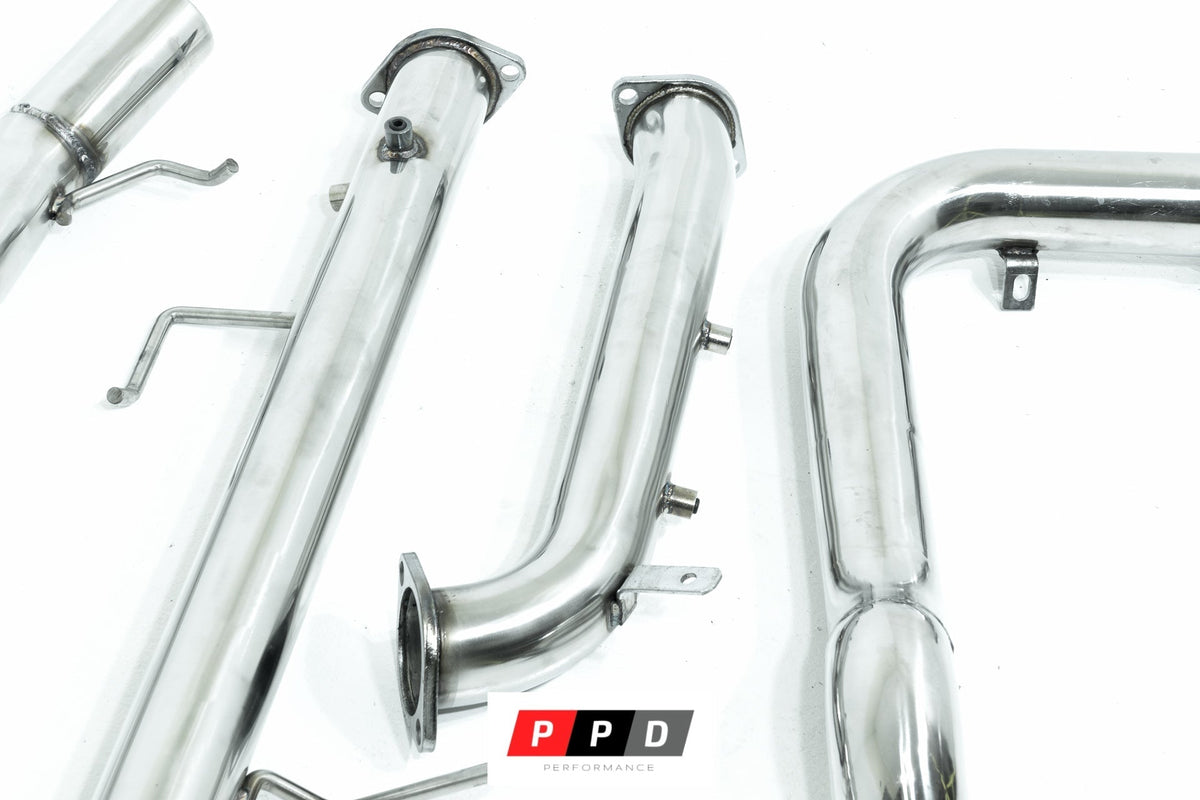 PPD Performance - Mitsubishi Pajero (2006 - 2016) NS NT NW NX 3.2L TD (NON - DPF MODELS) - 3' Stainless Steel Turbo Back Exhaust - 4X4OC™ | 4x4 Offroad Centre