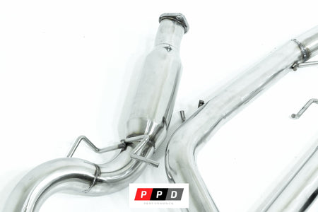 PPD Performance - Mitsubishi Pajero (2006 - 2021) NS NT NW NX 3.2L TD (DPF MODELS) - 3' Stainless Steel Turbo Back Exhaust - 4X4OC™ | 4x4 Offroad Centre