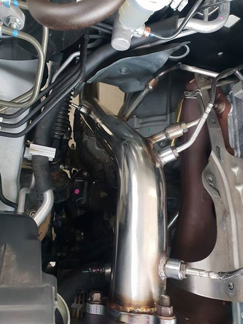 PPD Performance - Mitsubishi Pajero Sport (2015+) 2.4L TD Stainless DPF - Delete Pipe - 4X4OC™ | 4x4 Offroad Centre