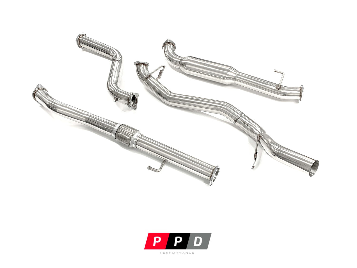 PPD Performance - Mitsubishi Triton (2000 - 2006) MK 2.8L TD 3' Turbo Back Exhaust Upgrade - 4X4OC™ | 4x4 Offroad Centre