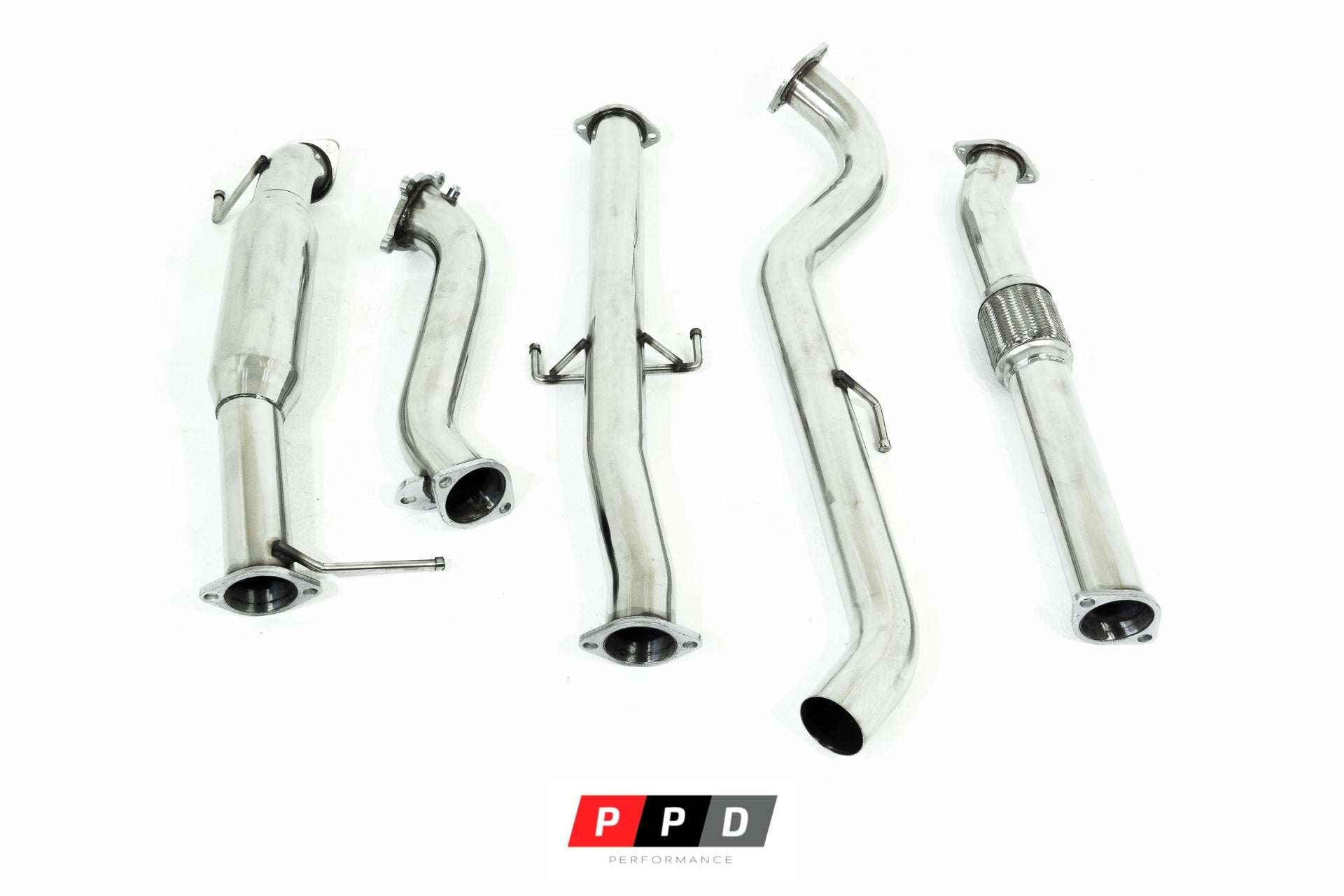 PPD Performance - Mitsubishi Triton (2006 - 2010) ML 3.2L TD - 3' Stainless Steel Turbo Back Exhaust - 4X4OC™ | 4x4 Offroad Centre