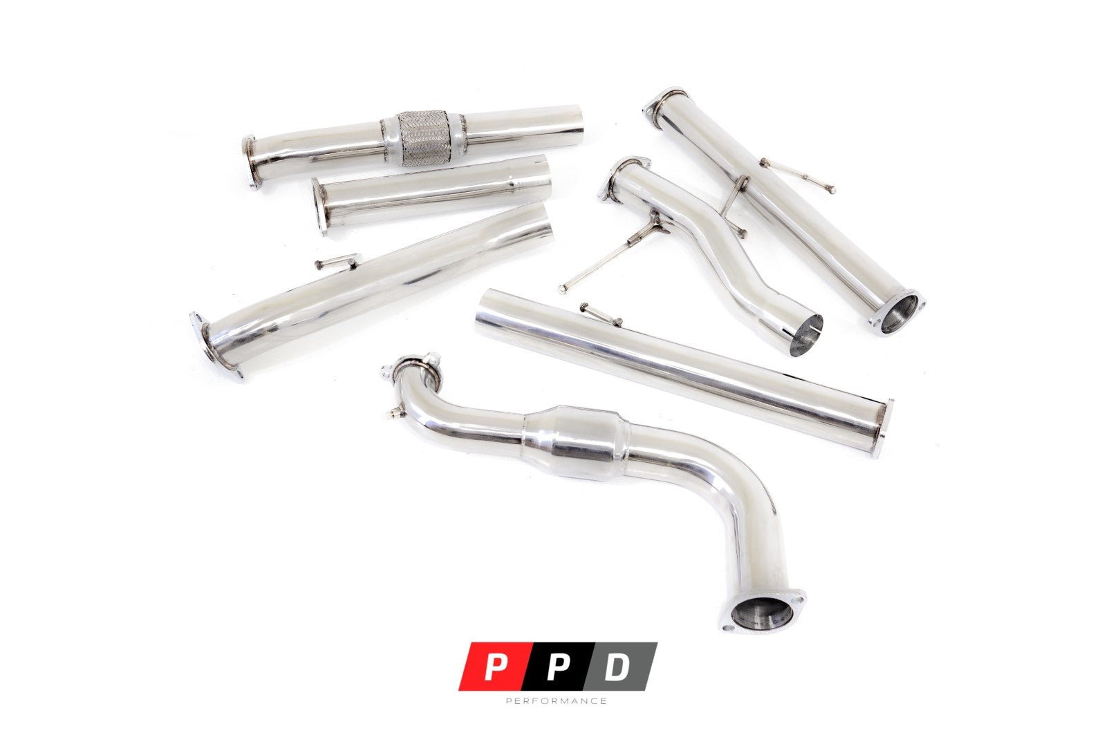 PPD Performance - Mitsubishi Triton (2010 - 2015) MN 2.5 TD - 3' Stainless Steel Turbo Back Exhaust - 4X4OC™ | 4x4 Offroad Centre