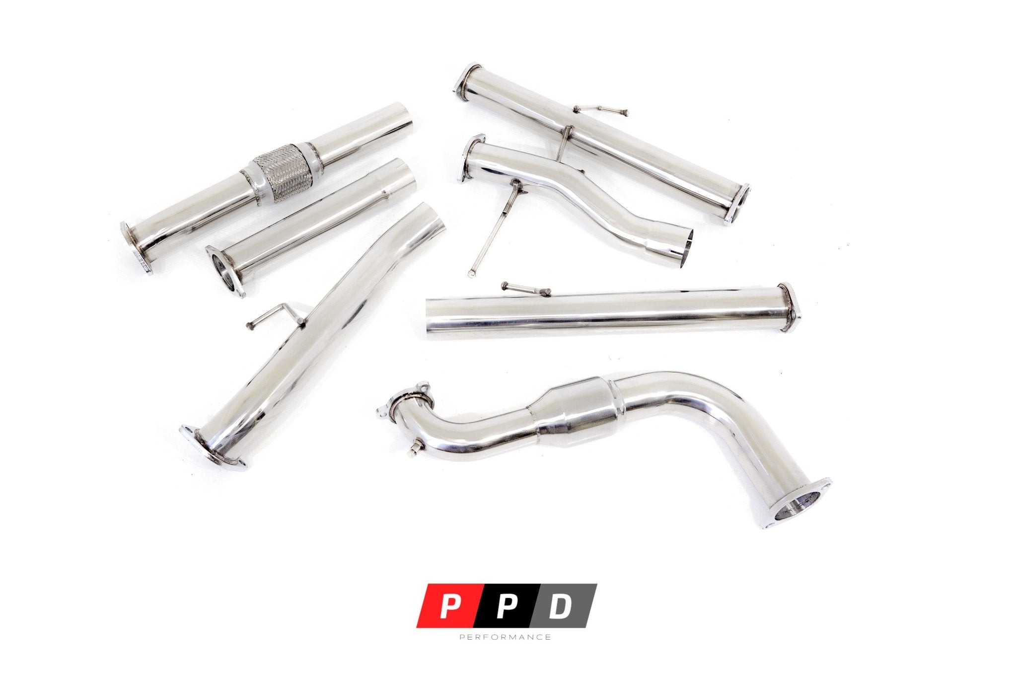 PPD Performance - Mitsubishi Triton (2010 - 2015) MN 2.5 TD - 3' Stainless Steel Turbo Back Exhaust - 4X4OC™ | 4x4 Offroad Centre