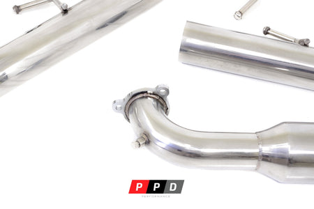 PPD Performance - Mitsubishi Triton (2010 - 2015) MN 2.5 TD - 3' Stainless Steel Turbo Back Exhaust - 4X4OC™ | 4x4 Offroad Centre