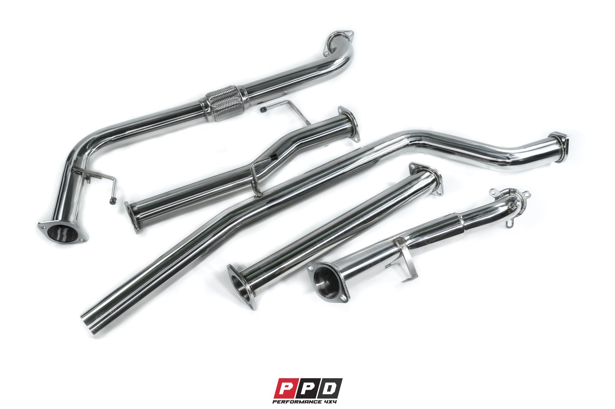 PPD Performance - Nissan Navara (2007+) D40 TD 3' Stainless Steel Exhaust System - 4X4OC™ | 4x4 Offroad Centre