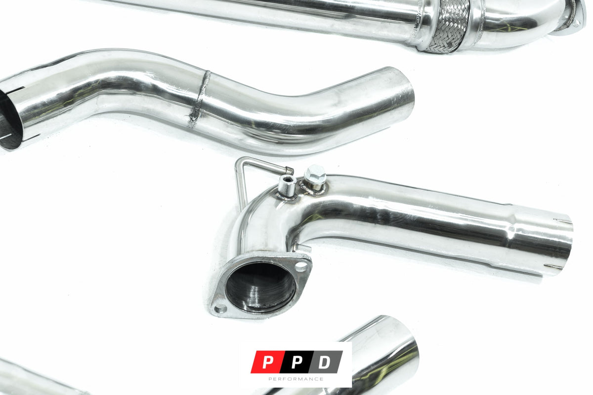 PPD Performance - Nissan Pathfinder (2007 - 2013) R51 2.5L TD 3' Stainless Steel Turbo Back Exhaust System - 4X4OC™ | 4x4 Offroad Centre