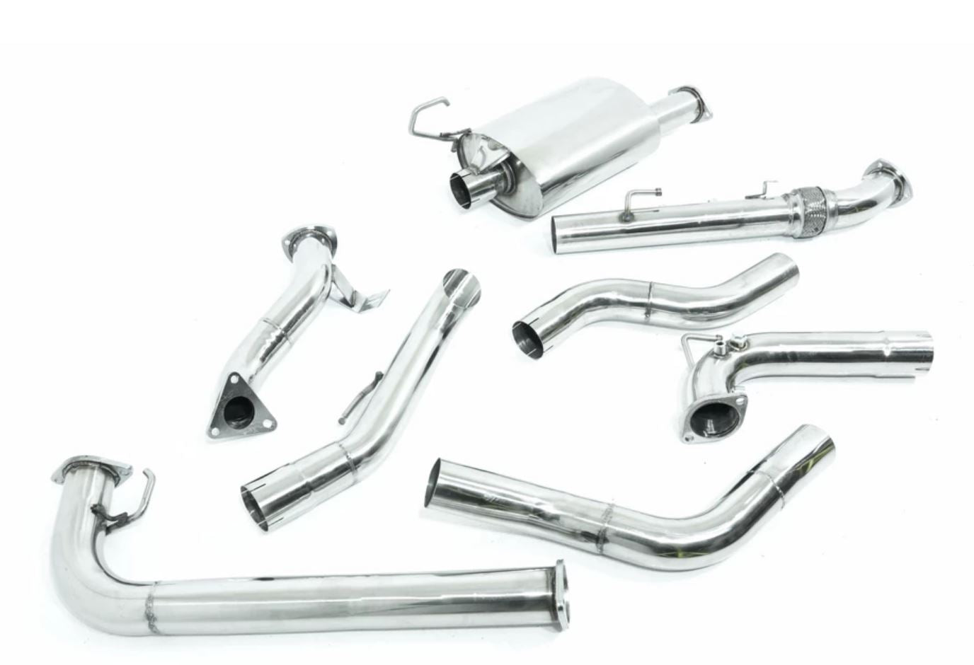 PPD Performance - Nissan Pathfinder (2007 - 2013) R51 2.5L TD 3' Stainless Steel Turbo Back Exhaust System - 4X4OC™ | 4x4 Offroad Centre