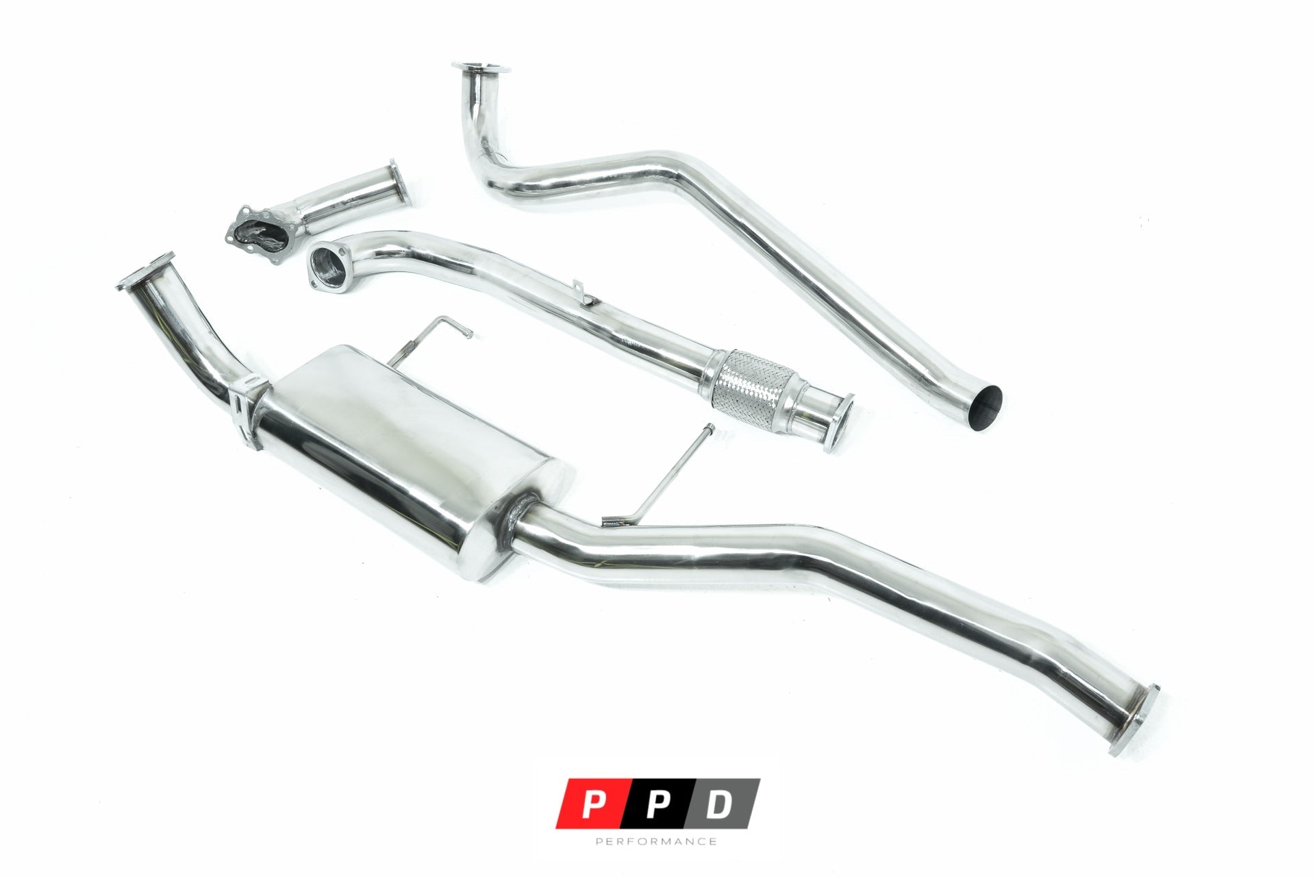 PPD Performance - Nissan Patrol (1997 - 2012) GU 4.2L TD 3' Stainless Exhaust Upgrade - 4X4OC™ | 4x4 Offroad Centre