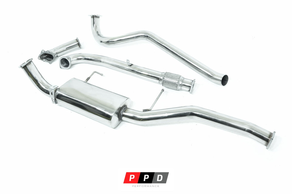 PPD Performance - Nissan Patrol (1997 - 2012) GU 4.2L TD 3' Stainless Exhaust Upgrade - 4X4OC™ | 4x4 Offroad Centre