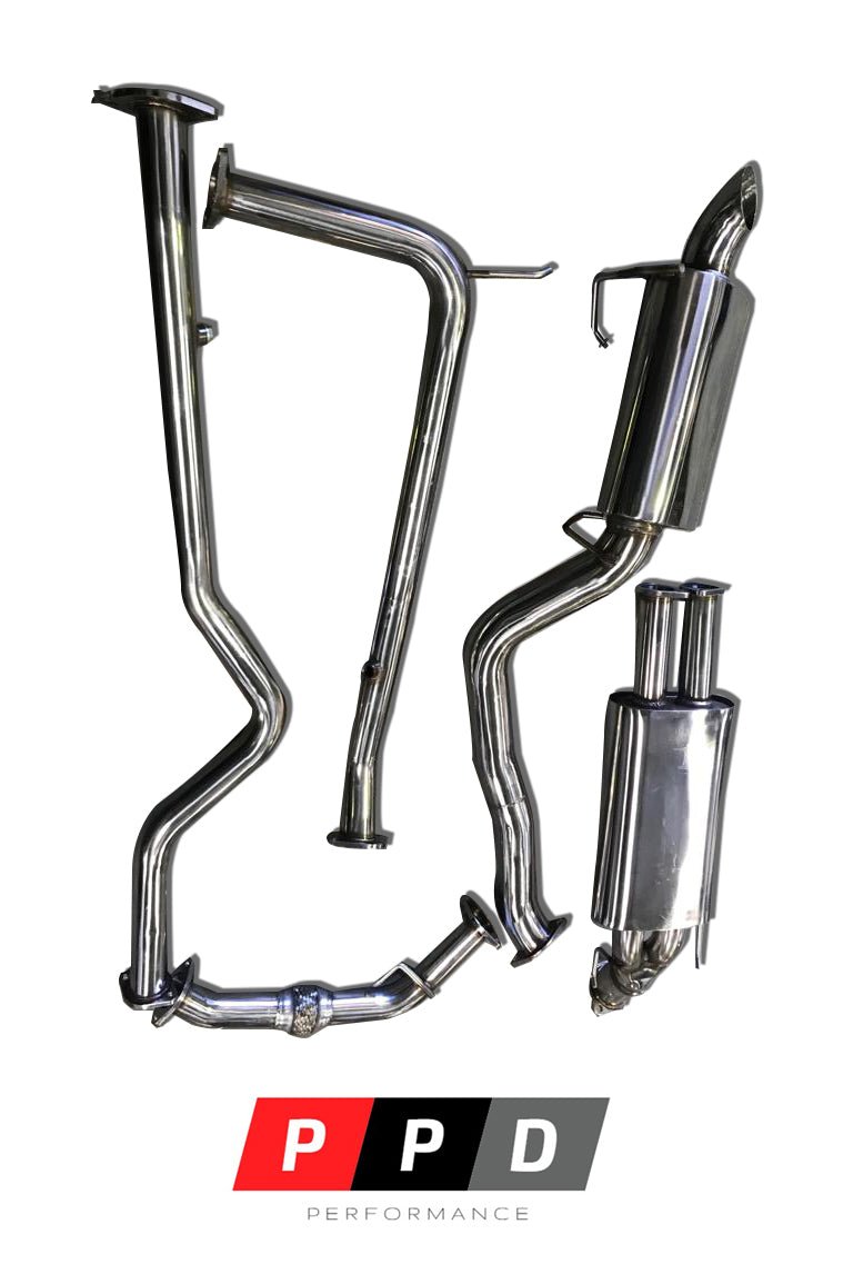 PPD Performance - Nissan Patrol (2013 - 2019) Y62 V8 3' Stainless Steel Cat Back Exhaust System - 4X4OC™ | 4x4 Offroad Centre