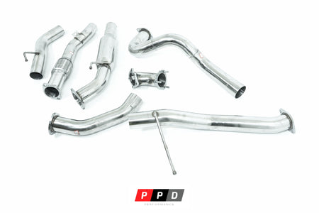 PPD Performance - Nissan Patrol GQ (1988 - 1997) RD28 2.8L TD 3' Stainless Exhaust Upgrade - 4X4OC™ | 4x4 Offroad Centre