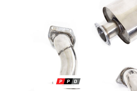 PPD Performance - PPD Performance - Toyota Landcruiser 100 Series (1997 - 2006) 4.2L 1HD 3" Turbo Back Exhaust - 4X4OC™ | 4x4 Offroad Centre