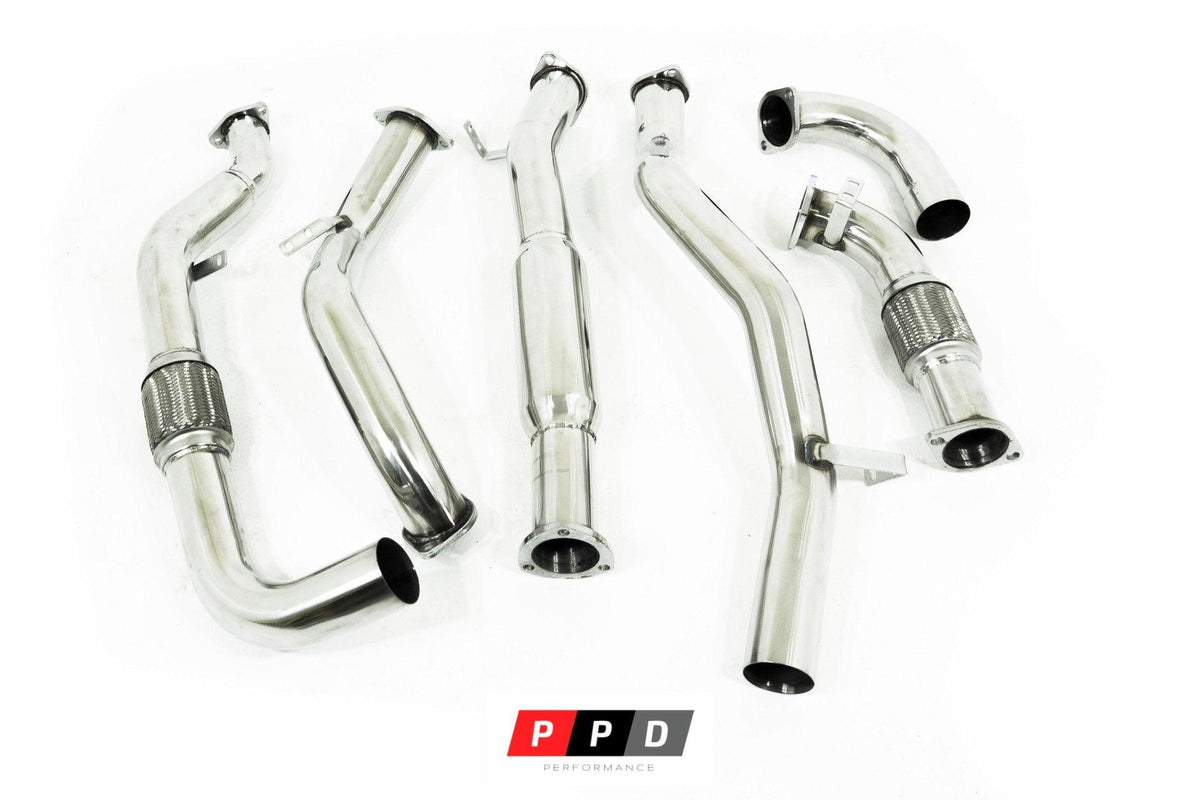 PPD Performance - PPD Performance - Toyota Landcruiser VDJ79 Series (2007 - 2016) V8 TD Stainless Steel Exhaust With CAT - 4X4OC™ | 4x4 Offroad Centre