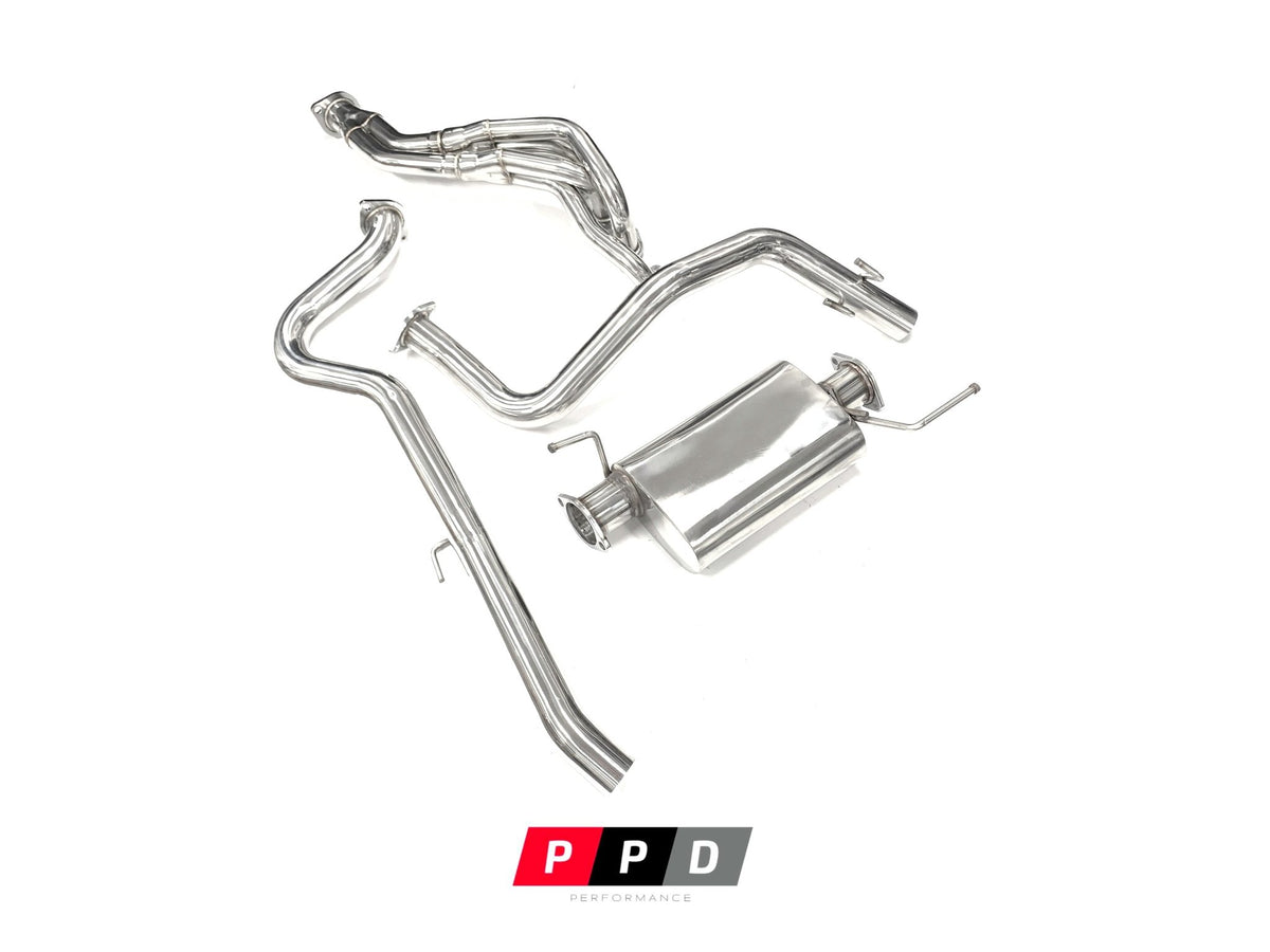 PPD Performance - Toyota Hilux (1997 - 2005) LN167 5L Engine back exhaust system - 2.5' system inc Extractors - 4X4OC™ | 4x4 Offroad Centre