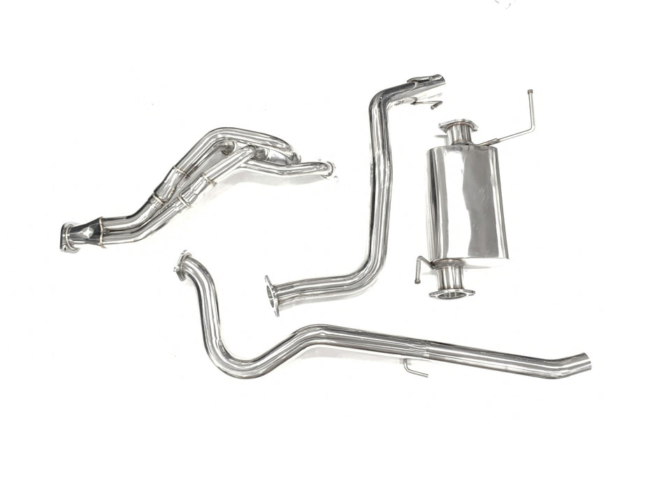 PPD Performance - Toyota Hilux (1997 - 2005) LN167 5L Engine back exhaust system - 2.5' system inc Extractors - 4X4OC™ | 4x4 Offroad Centre