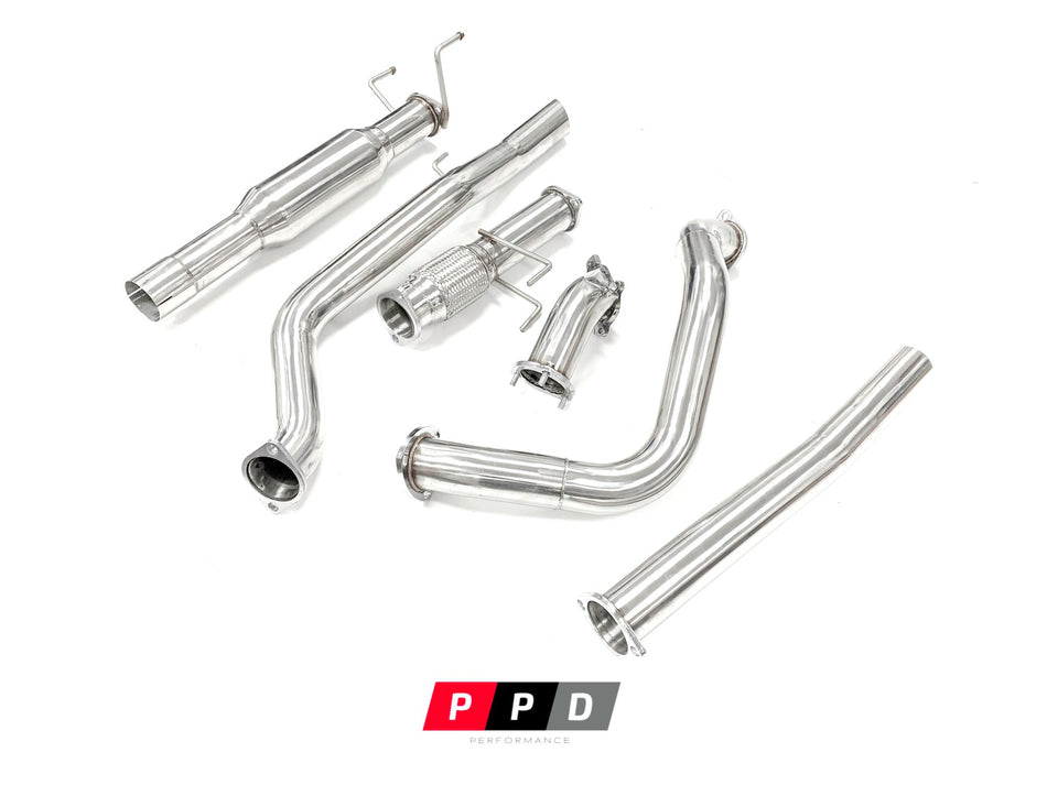 PPD Performance - Toyota Hilux (1999 - 2004) KZN165R 3L Turbo Diesel - 3' Turbo Back Exhaust - 4X4OC™ | 4x4 Offroad Centre