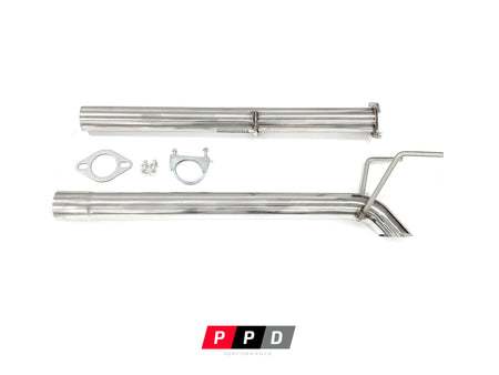PPD Performance - Toyota Hilux (2005 - 2015) D4D TD 150 3L Stainless 2.5' Muffler Delete - 4X4OC™ | 4x4 Offroad Centre