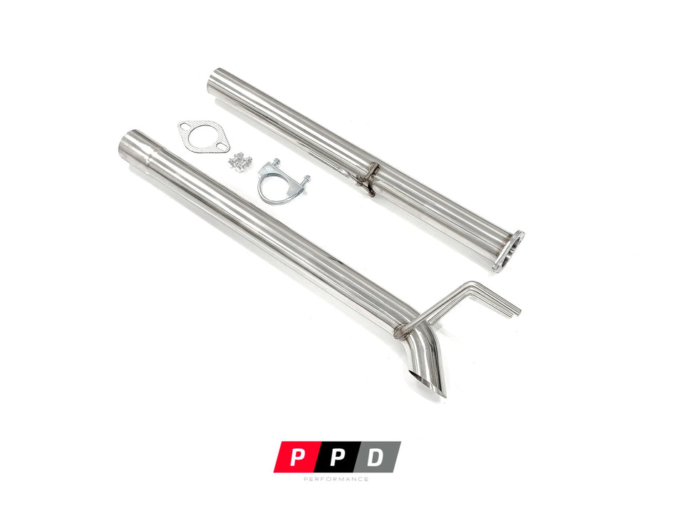 PPD Performance - Toyota Hilux (2005 - 2015) D4D TD 150 3L Stainless 2.5' Muffler Delete - 4X4OC™ | 4x4 Offroad Centre