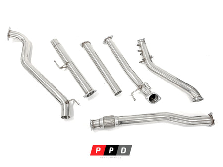 PPD Performance - Toyota Hilux (2015+) N80 GUN 2.8L & 2.4L TD 3' Stainless Turbo - back Exhaust - 4X4OC™ | 4x4 Offroad Centre