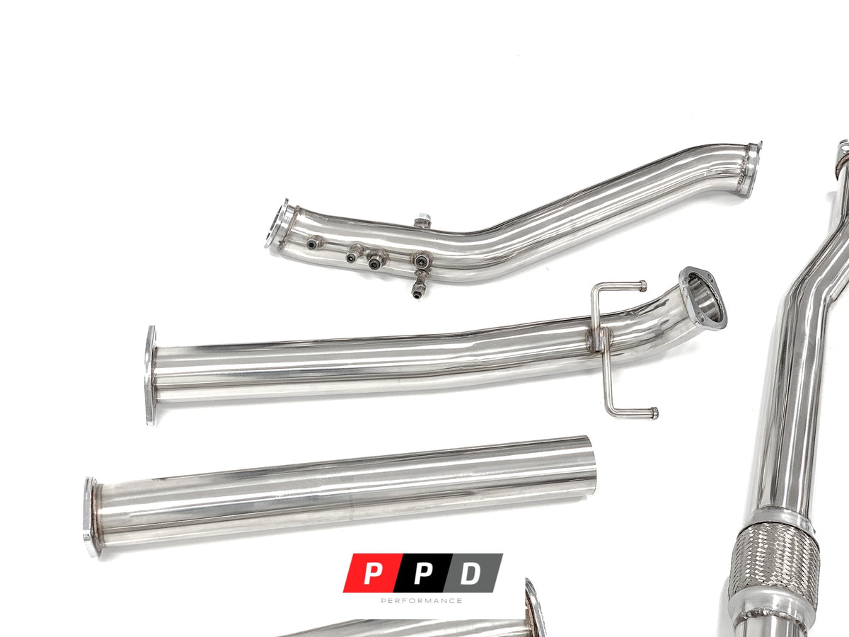 PPD Performance - Toyota Hilux (2015+) N80 GUN 2.8L & 2.4L TD 3' Stainless Turbo - back Exhaust - 4X4OC™ | 4x4 Offroad Centre