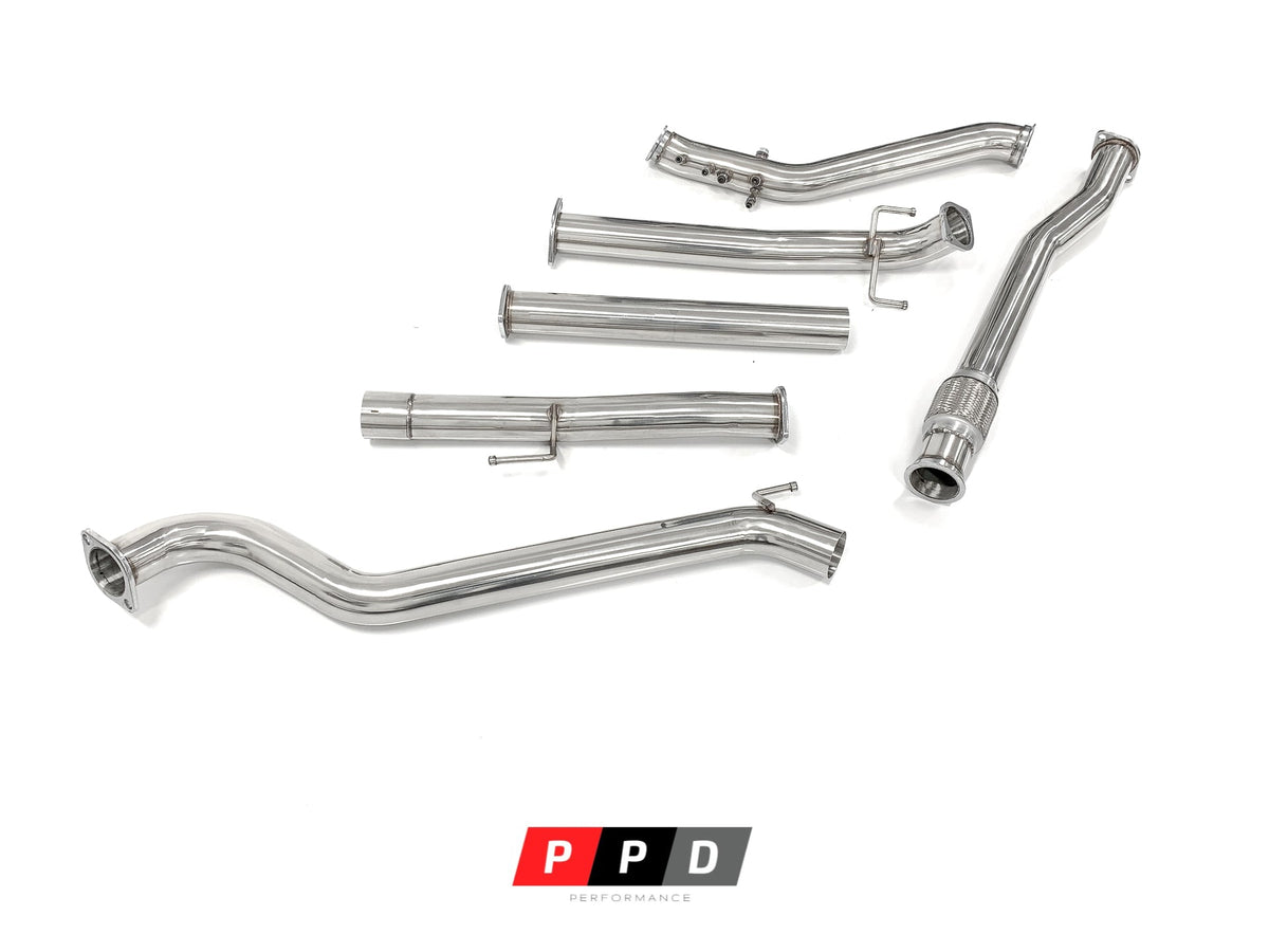 PPD Performance - Toyota Hilux (2015+) N80 GUN 2.8L & 2.4L TD 3' Stainless Turbo - back Exhaust - 4X4OC™ | 4x4 Offroad Centre