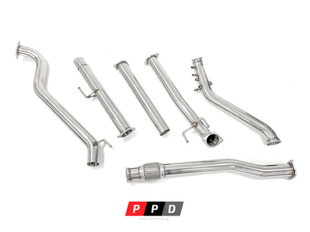 PPD Performance - Toyota Hilux (2015+) N80 GUN 2.8L & 2.4L TD 3' Stainless Turbo - back Exhaust - 4X4OC™ | 4x4 Offroad Centre