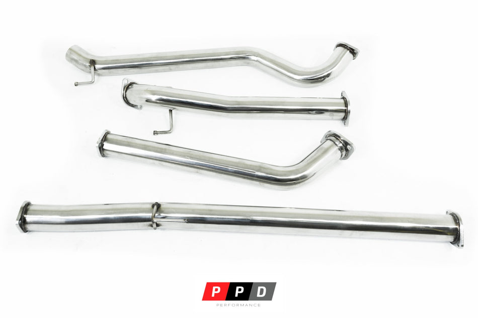 PPD Performance - Toyota Hilux (2015+) N80 GUN 2.8L & 2.4L TD DPF Back Stainless Steel Exhaust Upgrade - 4X4OC™ | 4x4 Offroad Centre