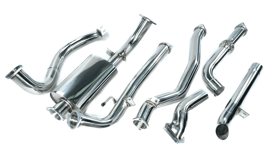 PPD Performance - Toyota Landcruiser 100 Series (1997 - 2006) 4.2L 1HD 3' Turbo Back Exhaust - 4X4OC™ | 4x4 Offroad Centre