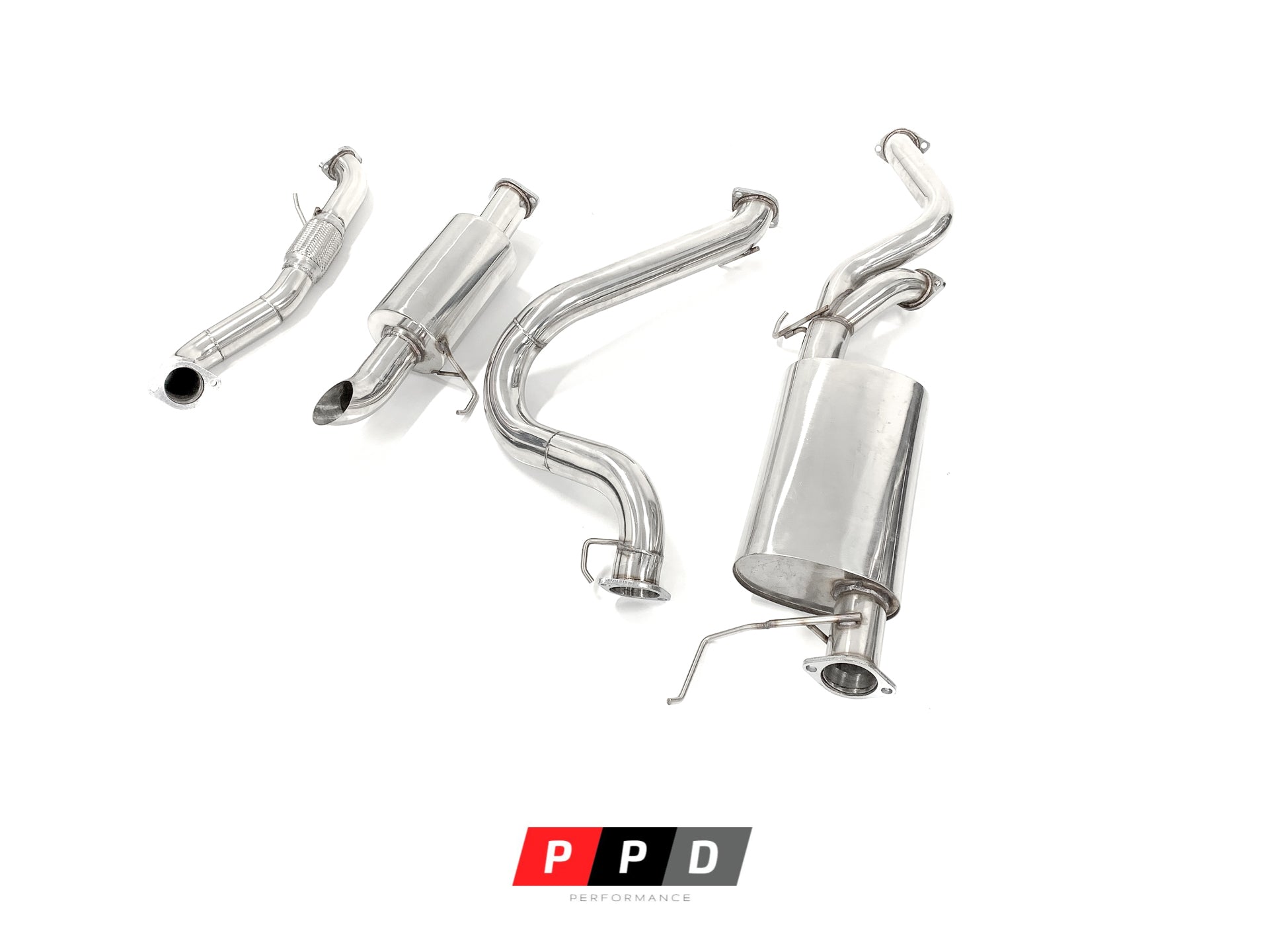 PPD Performance - Toyota Landcruiser 100 Series (1998 - 2007) Petrol 4.7 V8 Cat Back Exhaust - 4X4OC™ | 4x4 Offroad Centre