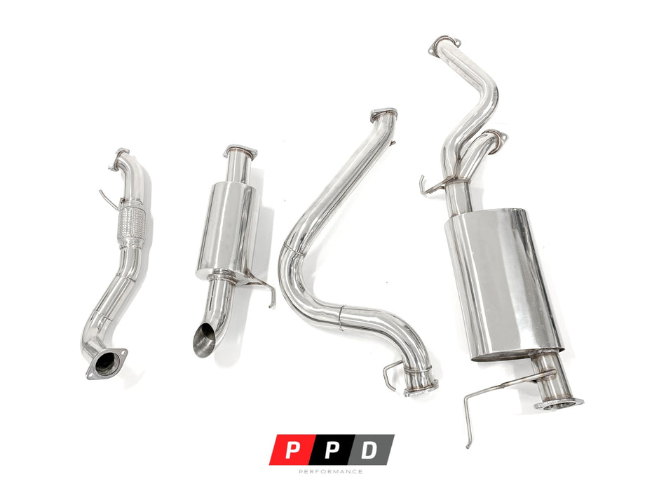 PPD Performance - Toyota Landcruiser 100 Series (1998 - 2007) Petrol 4.7 V8 Cat Back Exhaust - 4X4OC™ | 4x4 Offroad Centre