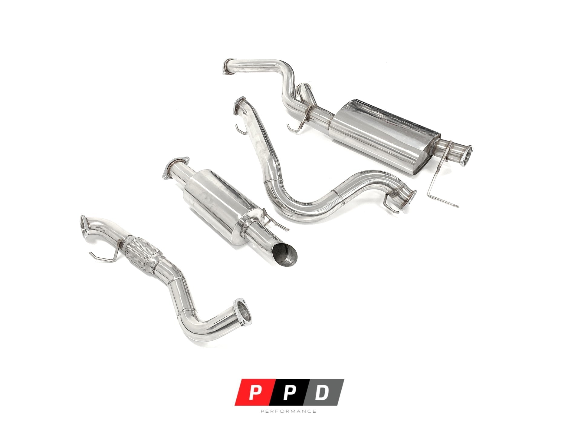 PPD Performance - Toyota Landcruiser 100 Series (1998 - 2007) Petrol 4.7 V8 Cat Back Exhaust - 4X4OC™ | 4x4 Offroad Centre