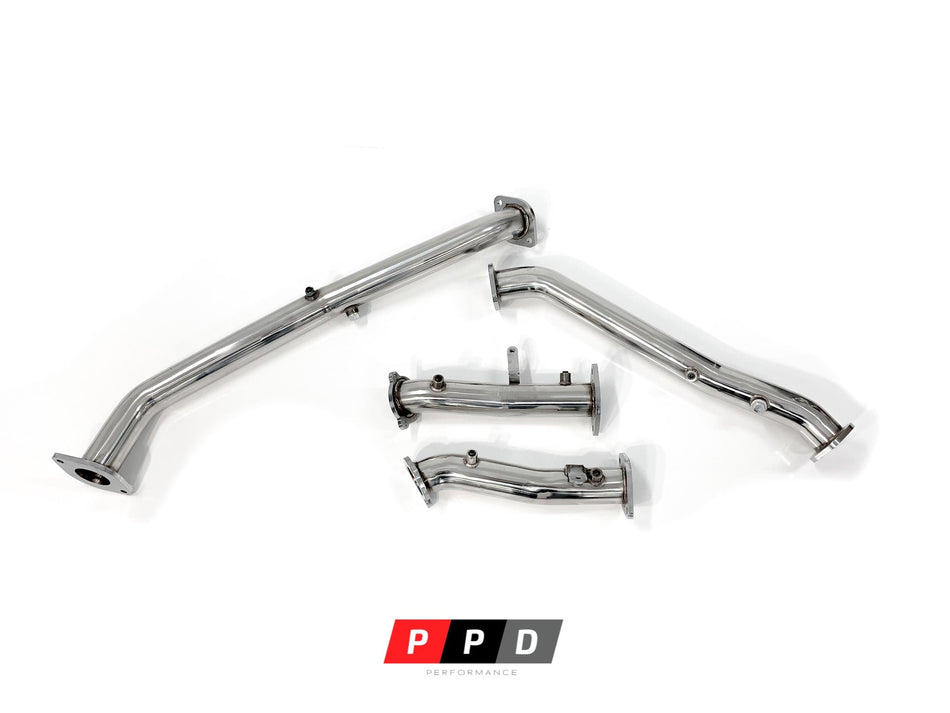 PPD Performance - Toyota Landcruiser 200 Series (2015+) Stainless DPF - Delete Pipes - 4X4OC™ | 4x4 Offroad Centre