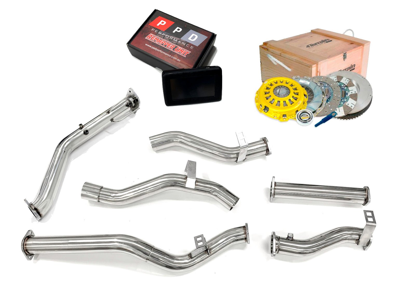 PPD Performance - Toyota Landcruiser 70 Series (2015+) 76 78 79 VDJ Series Exhaust, Tune & Clutch Package - 4X4OC™ | 4x4 Offroad Centre