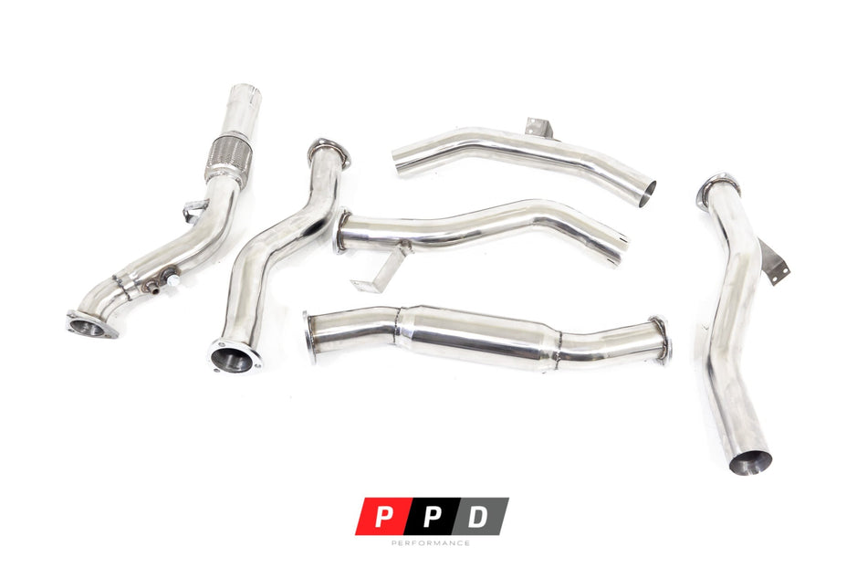 PPD Performance - Toyota Landcruiser 76 Series (2007 - 2016) VDJ76 WAGON V8 TD Stainless Steel Exhaust - 4X4OC™ | 4x4 Offroad Centre