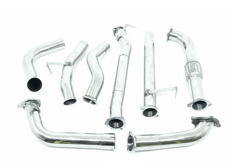 PPD Performance - Toyota Landcruiser 79 Series (1999 - 2007) HDJ79 1HD 4.2L 3' Stainless Steel Exhaust - 4X4OC™ | 4x4 Offroad Centre