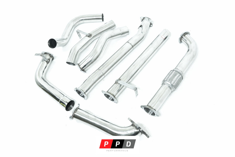 PPD Performance - Toyota Landcruiser 79 Series (1999 - 2007) HDJ79 1HD 4.2L 3' Stainless Steel Exhaust - 4X4OC™ | 4x4 Offroad Centre