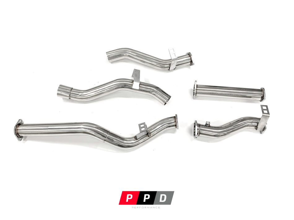 PPD Performance - Toyota Landcruiser 79 Series (2016+) VDJ79 V8 TD DPF Back Stainless Steel Exhaust - 4X4OC™ | 4x4 Offroad Centre