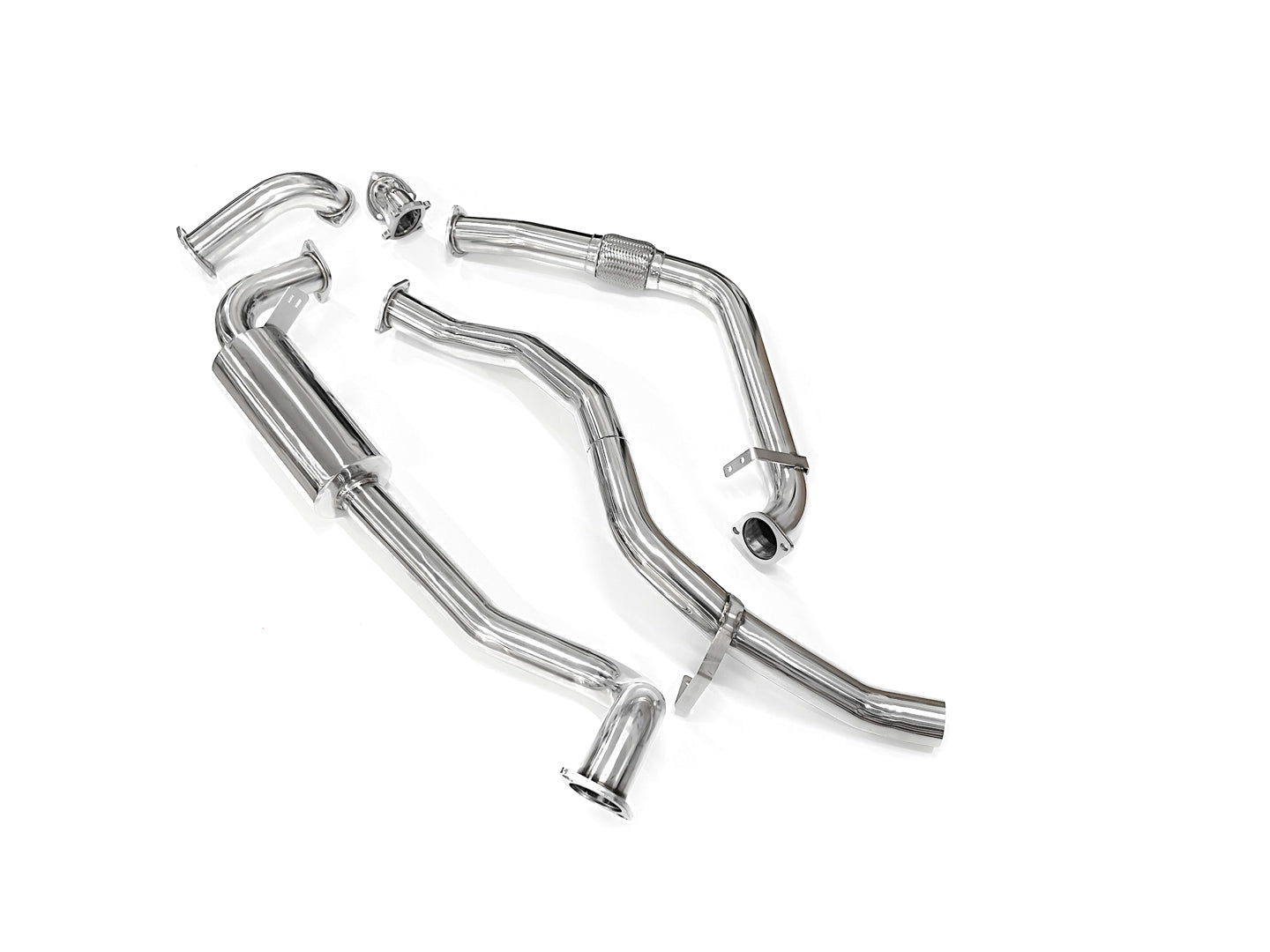 PPD Performance - Toyota Landcruiser 80 Series (1990 - 1998) 4.2L 1HDT & 1HDFT 3' Stainless Exhaust Upgrade - 4X4OC™ | 4x4 Offroad Centre