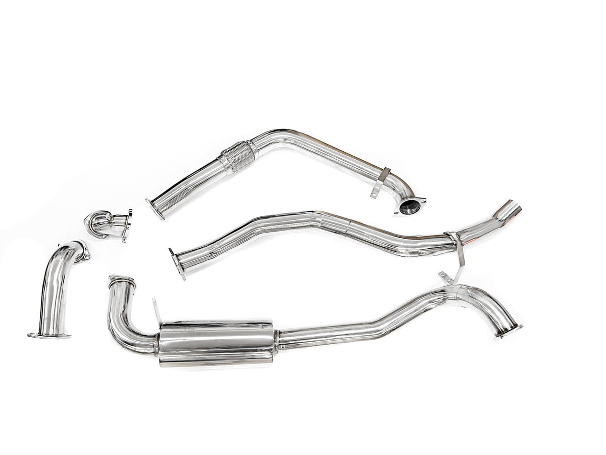 PPD Performance - Toyota Landcruiser 80 Series (1990 - 1998) 4.2L 1HDT & 1HDFT 3' Stainless Exhaust Upgrade - 4X4OC™ | 4x4 Offroad Centre