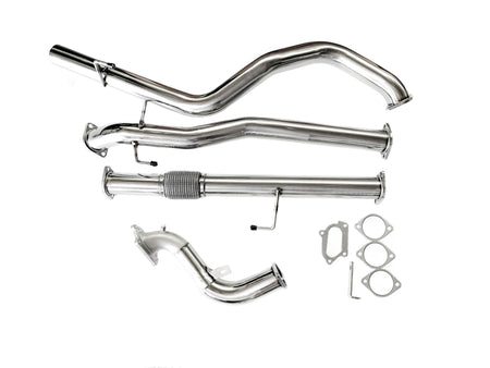 PPD Performance - Toyota Prado (1996 - 2002) 95 Series 1KZ 3.0LT TD 3' Stainless Turbo Exhaust - 4X4OC™ | 4x4 Offroad Centre