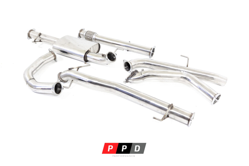 PPD Performance - Toyota Prado (2002 - 2006) 120 Series 1KZ 3.0LT TD 3' Stainless Turbo Exhaust - 4X4OC™ | 4x4 Offroad Centre